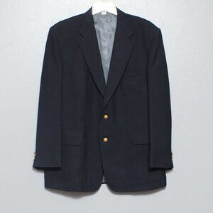 Stafford navy 2 button suit jacket